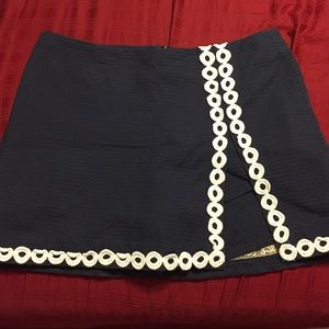 Lilly Pulitzer Navy Lenore Skort, Size 6
